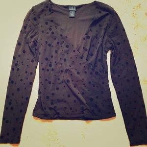 I.N.C. chocolate brown sexy top size M.